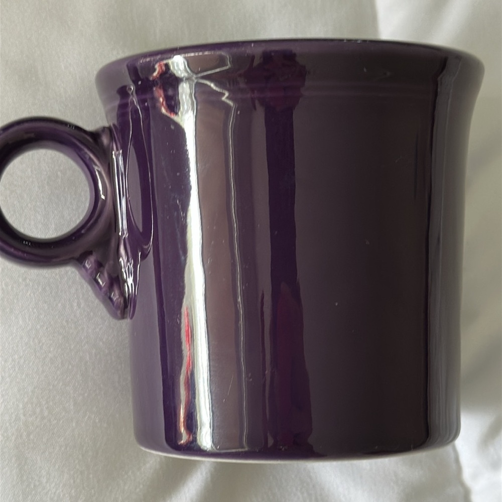 Fiestaware  Ring Handled Mug Fiesta Tom and Jerry Mug Retired purple